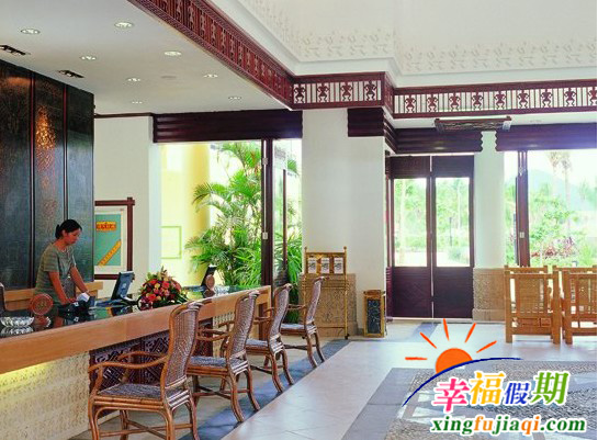 三亚珠江南田温泉酒店前台