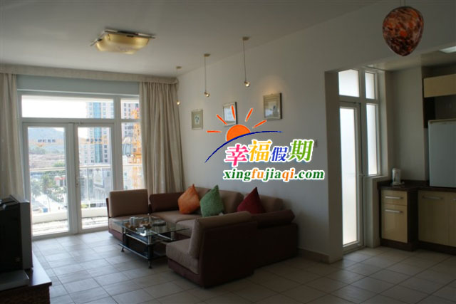 三亚蔚蓝休闲居蓝海豪苑小区豪华海景A8a房大厅