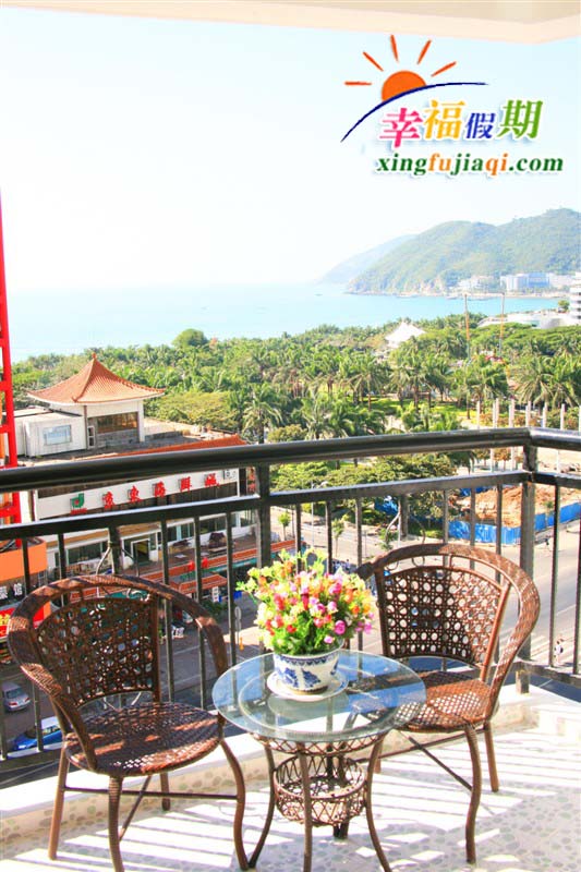 大东海幸福之家驿站海景阳台母子房阳台